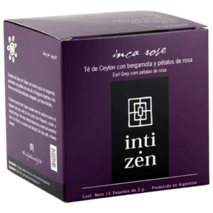 INTIZEN - Inca Rose (Earl Grey Perfumado Petalos De Rosa) X 15