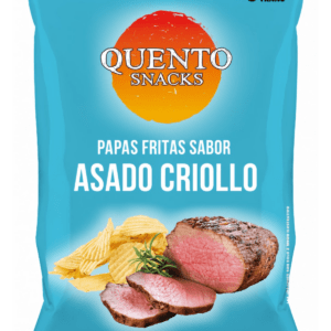 QUENTO - Papas Sabor Asado Criollo X 90 Grs
