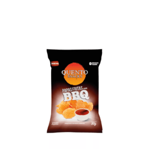 QUENTO - Papas Sabor Barbacoa X 90 Grs