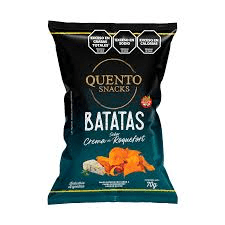 QUENTO - Batatas Sabor Crema Y Roquefort