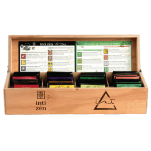 INTIZEN - Caja De Madera Paraiso Regalo X 60 Tes Surtidos