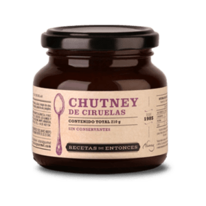 FERMENTOS - Chutney de Ciruelas x 210 grs