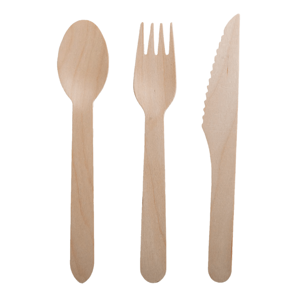 CUBIERTOS DE MADERA