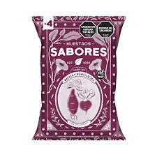 SABORES - Chips De Remolacha Y Batata Con Sal Marina X 80 Grs