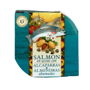 GRANJAS- Salmon En Aceite Con Alcaparras Y Almendras En Lata X 80