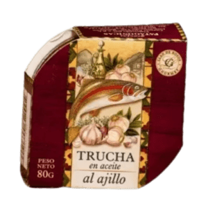 GRANJAS - Trucha En Aceite Al Ajillo En Lata X 80 Grs