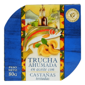 GRANJAS - Trucha En Aceite Con Castañas Tostadas En Lata X 80 Grs