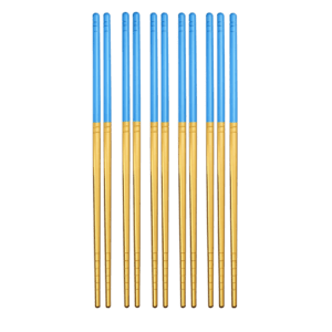 Palitos Para Sushi Reutilizables Celeste X 10 Pares