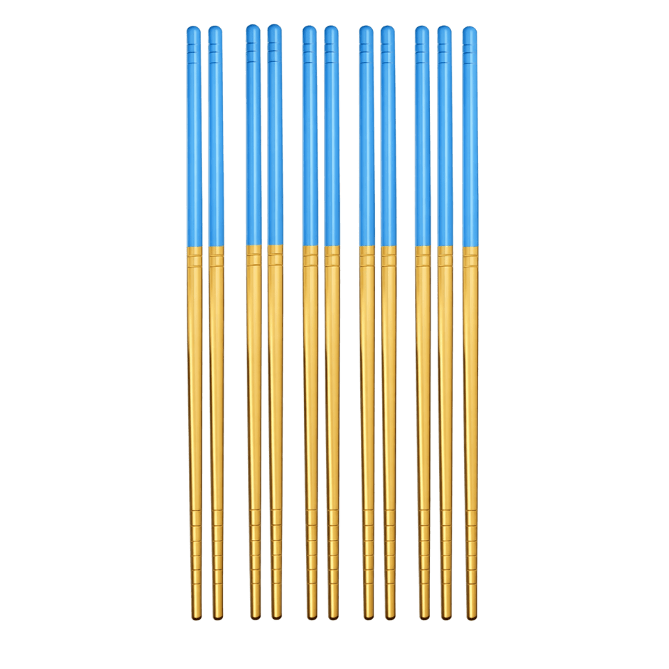 PALITOS DE MADERA CELESTE