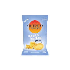 QUENTO - Papas Sin Sal X 100 Grs