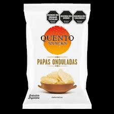 QUENTO - Papas Onduladas X 100 Grs
