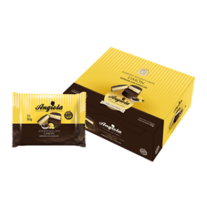 ANGIOLA - Alfajores De Mousse De Limon Bañados De Chocolate Sin Tacc X 50 G X 12 U.