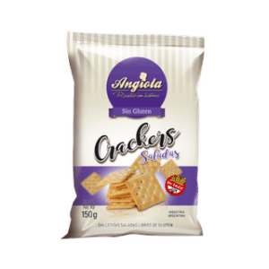 ANGIOLA - Galletitas Cracker Clasicas X 150G Sin Tacc