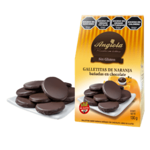 ANGIOLA - Galletitas Bañadas De Chocolate Sabor Naranja X 130G