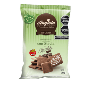 ANGIOLA - Galletitas Dulces Sin Azucar Sabor Chocolate X 120G