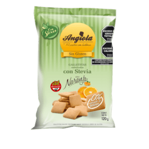 ANGIOLA - Galletitas Dulces Sin Azucar Sabor Naranja X 120G