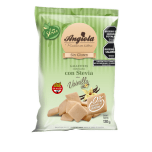 ANGIOLA - Galletitas Dulces Sin Azucar Sabor Vainilla X 120G