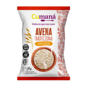 CUMANA - Avena Tradicional Sin Tacc X 400 Grs