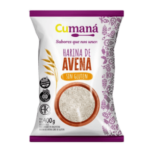 CUMANA - Harina De Avena Sin Tacc X 400 Grs