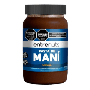 ENTRE NUTS - Pasta De Mani Con Cacao X 370 Grs