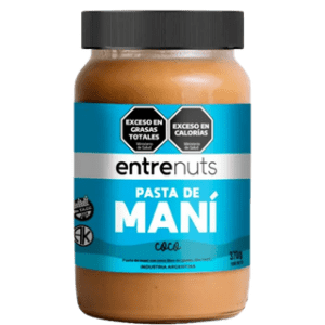 ENTRE NUTS - Pasta De Mani Con Coco X 370 Grs