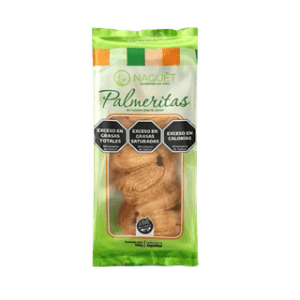 NAQUET - Palmeritas De Hojaldre Libre De Gluten  X 160 Grs