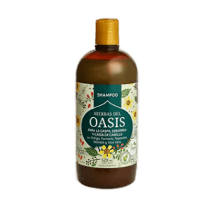 OASIS - Shampoo Para La Caspa, Seborrea Y Caida De Cabello X 520 Cc